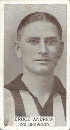 1933 Wills's Victorian Footballers (Small) #63 Bruce Andrew Front